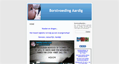 Desktop Screenshot of borstvoeding.aardig.be