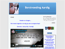 Tablet Screenshot of borstvoeding.aardig.be